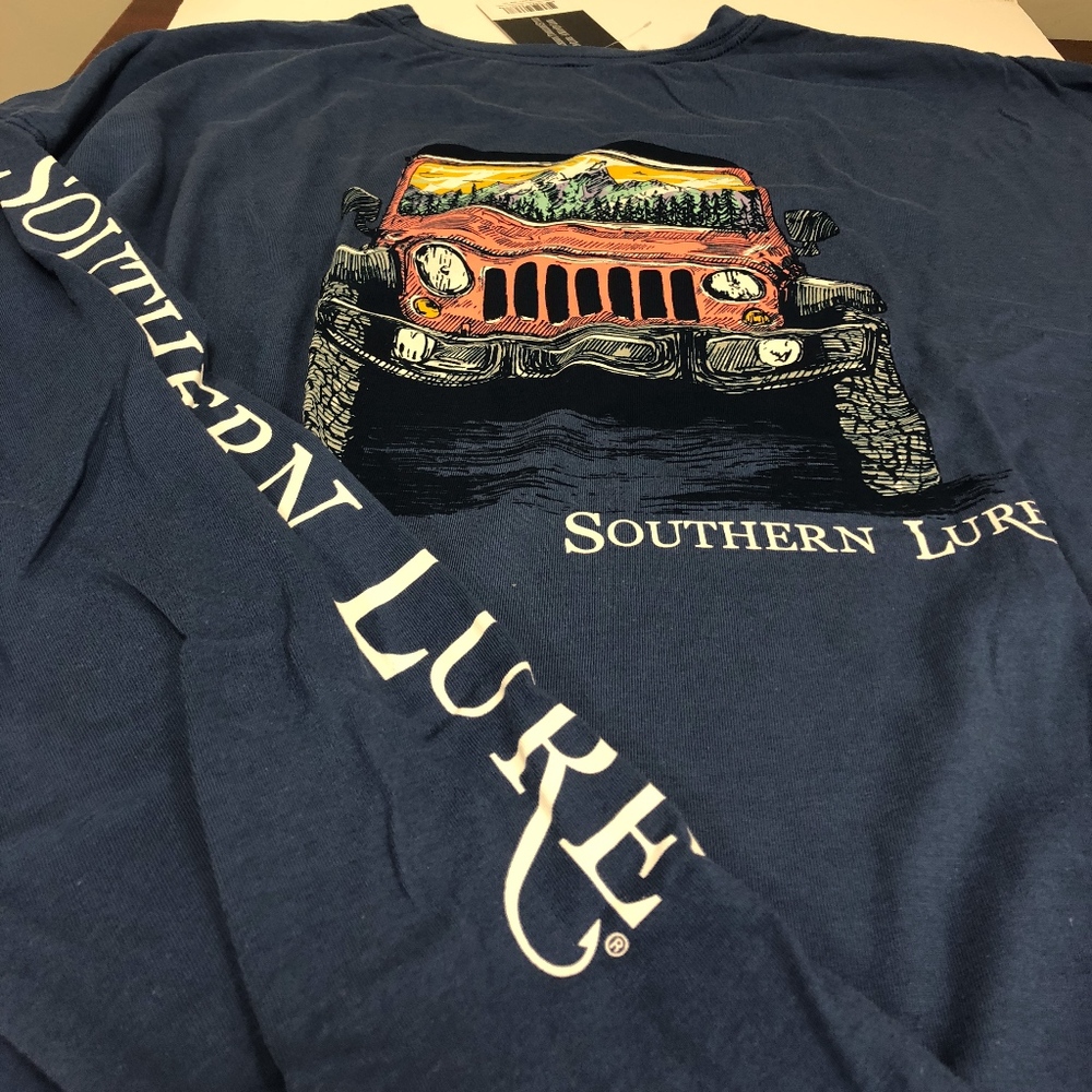 SL Preppy Long Sleeve Tee Columbia Jeep Slate
